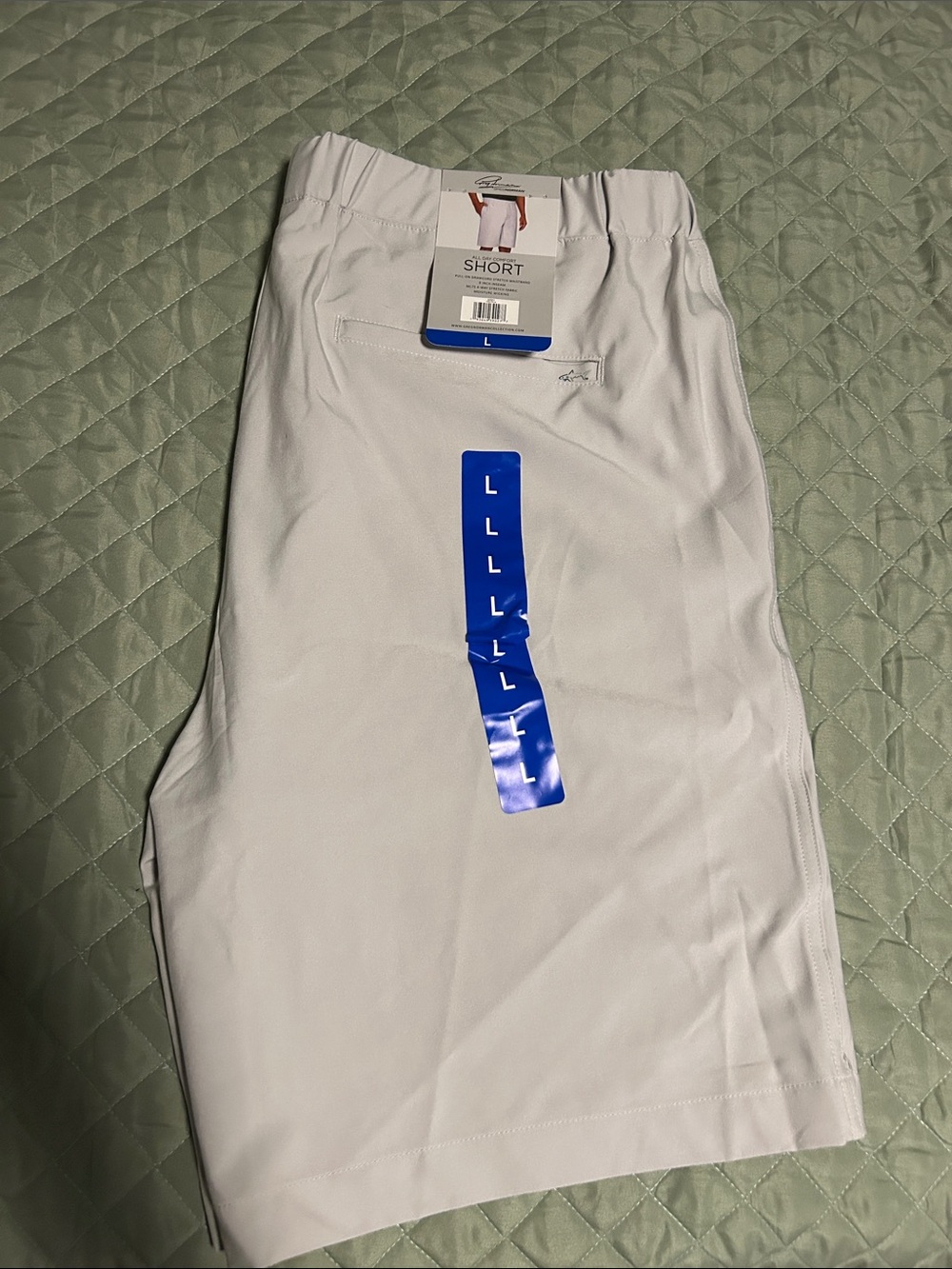 Greg Norman Collection White Men's Golf Shorts